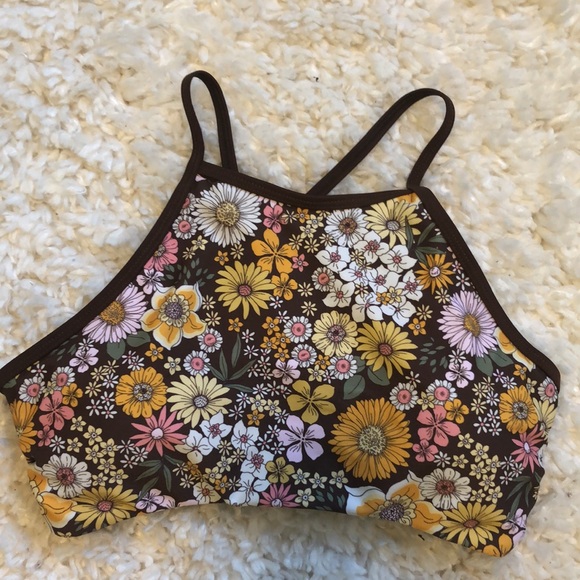 NWT Retro Floral Cheeky Bottom Ardene Bikini - Picture 4 of 9